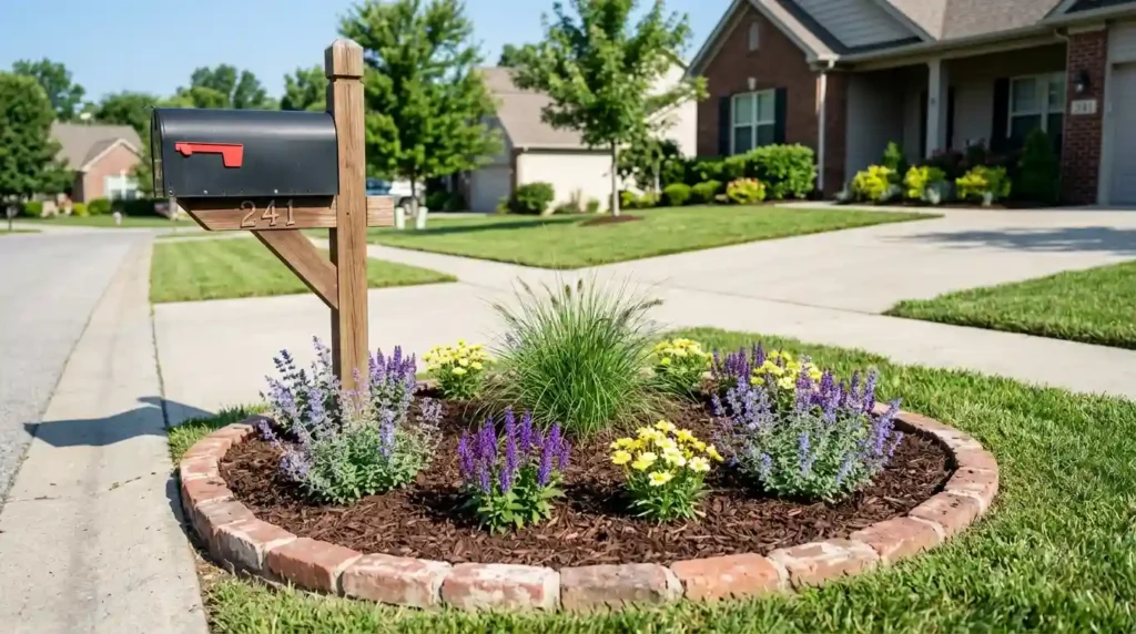 Turn the Mailbox Area Into a Small Garden