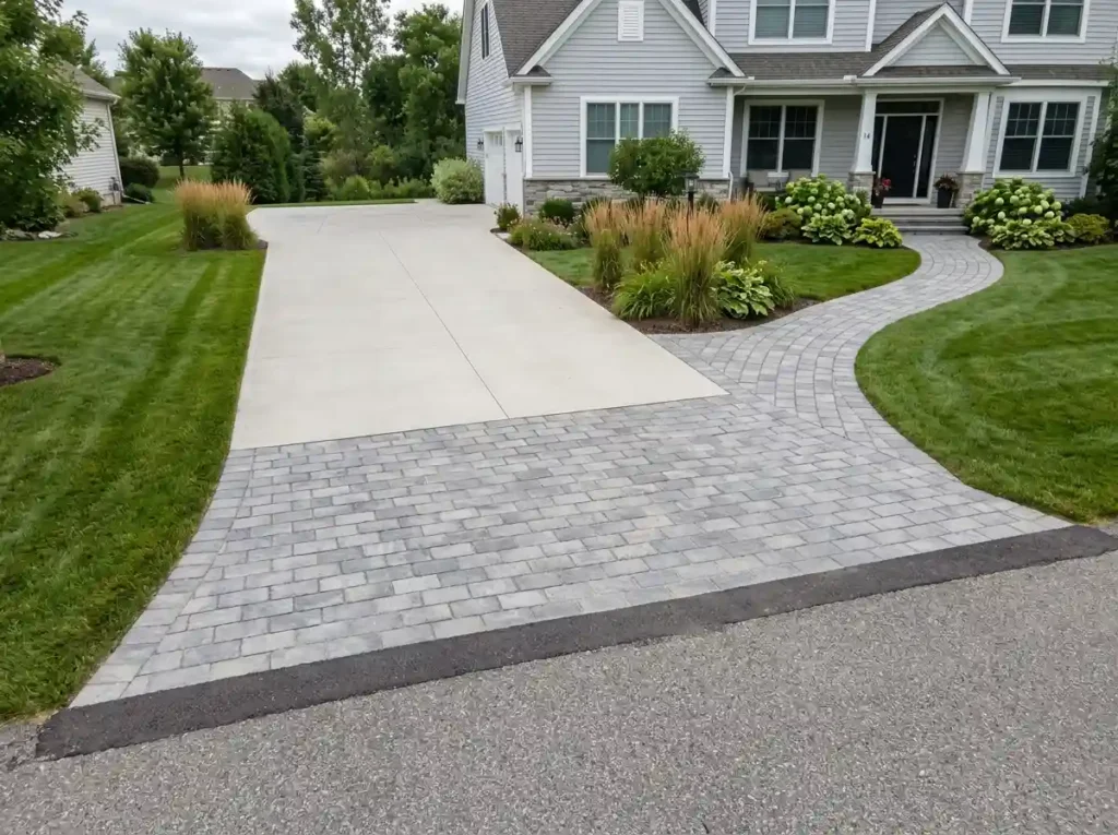 Upgrade the Driveway Apron With Pavers