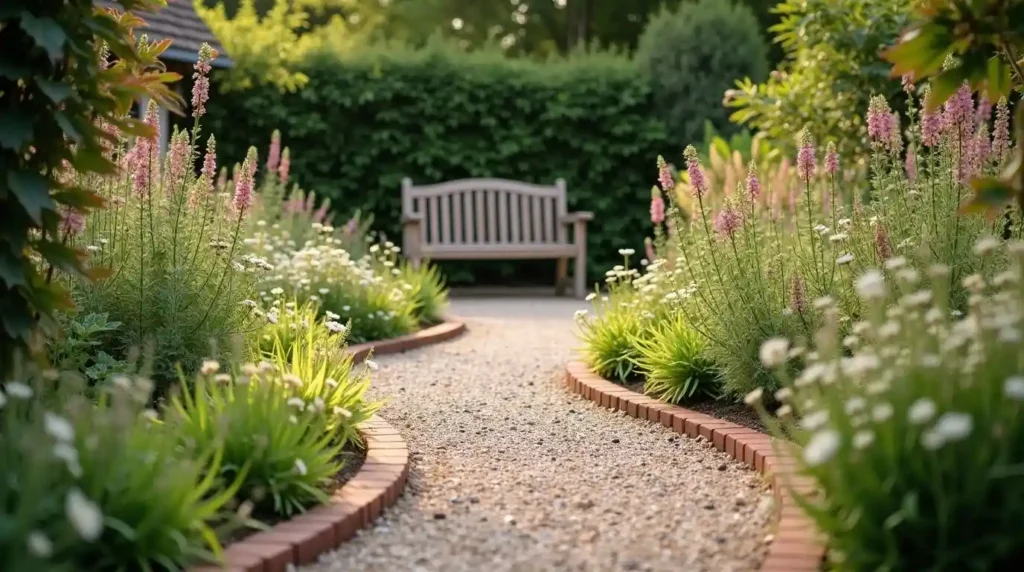Use Curved Paths to Make the Garden Feel Larger