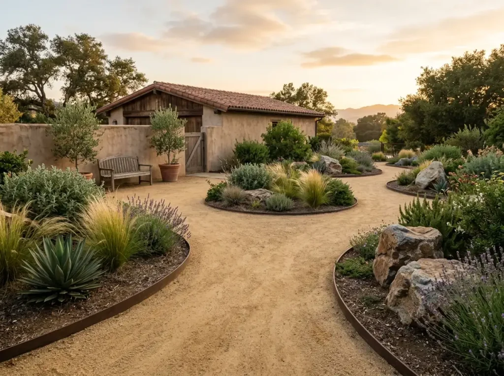 Use Decomposed Granite for Paths and Open Areas