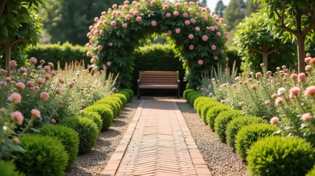Use Gravel, Brick, or Stone Paths to Give the Garden Direction