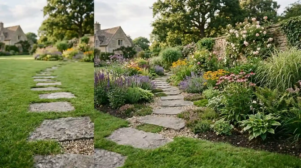 Use Stepping Stones for a Simple Garden Walkway
