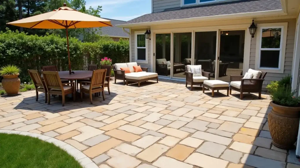 Use Three Paver Sizes for a Natural Stone Look