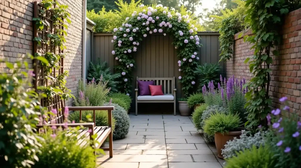 Use Walls and Containers in a Small Garden