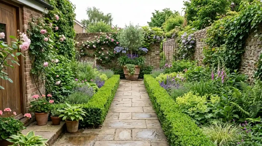 Use a Straight Path to Make a Small Garden Feel Longer