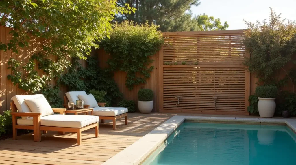 Combine Slatted Screens with Climbing Plants