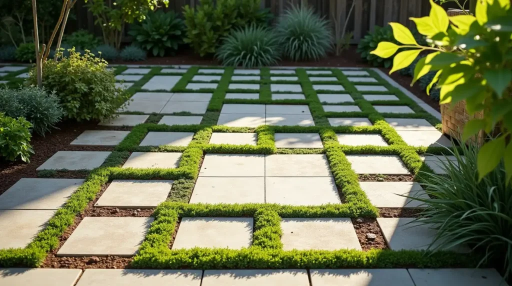 Grow Ground Cover Between Wide Pavers