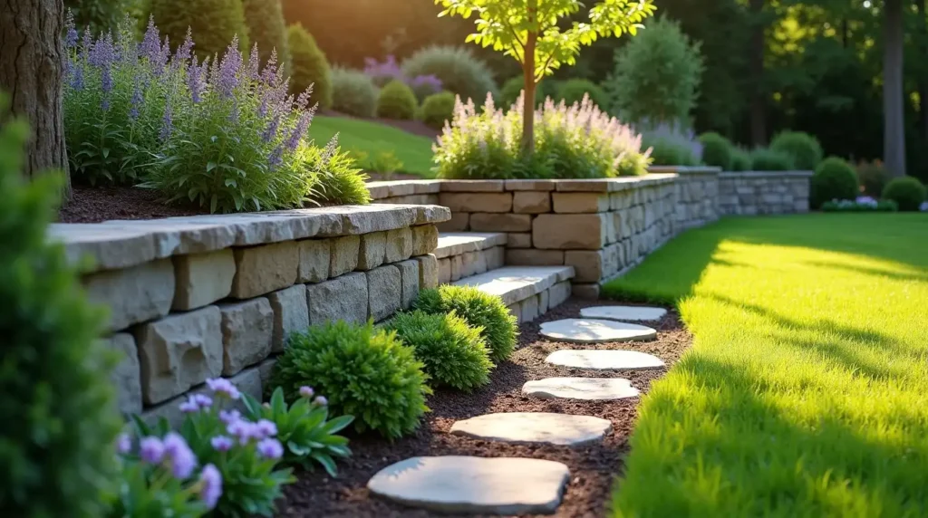 Soften Hard Wall Edges with Ground Covers