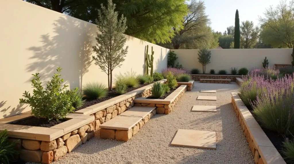 Use Walls and Raised Beds to Give the Garden Shape