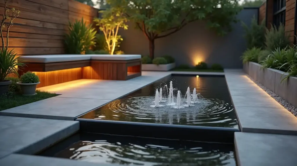 Add a Slim Water Feature Without Taking Over the Garden