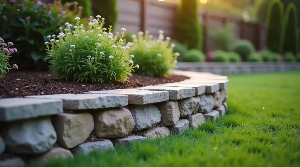 Create a Low Rock Retaining Edge