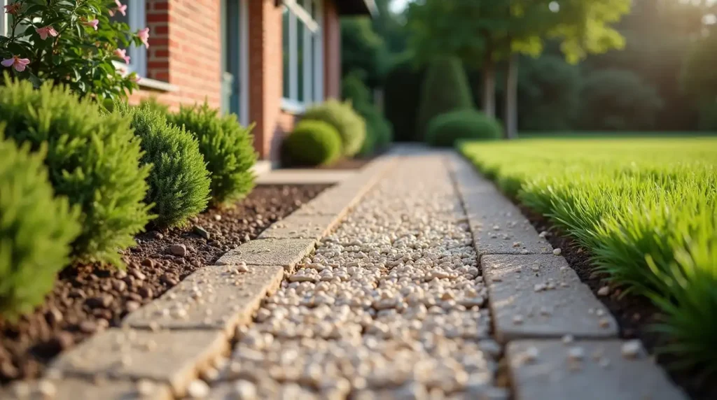 Install a Gravel Strip Beside a Wall or Patio