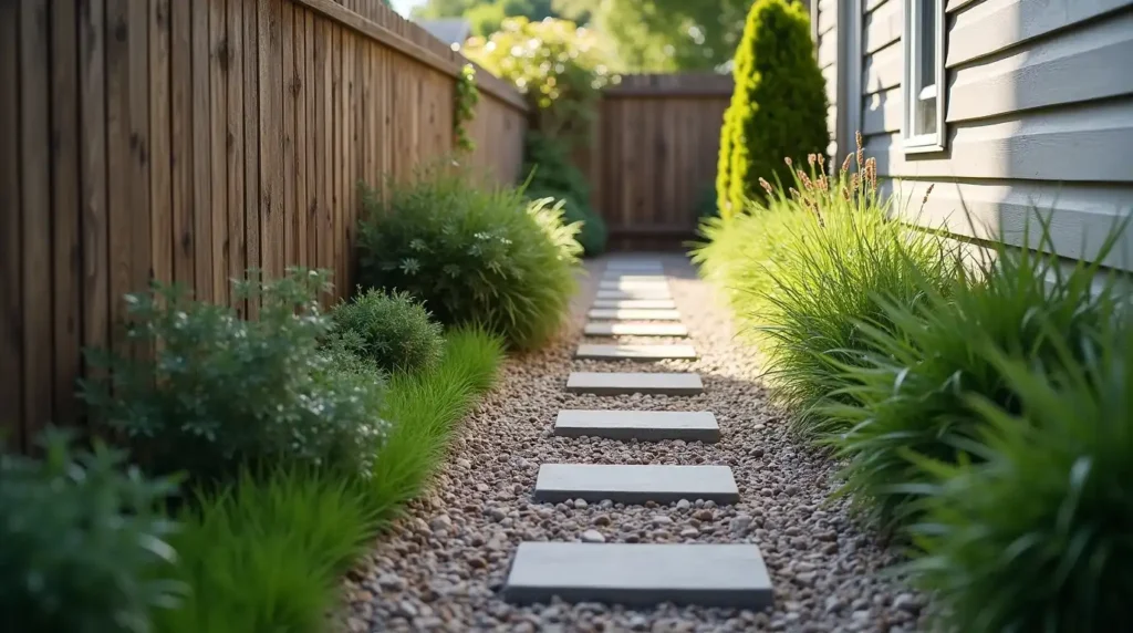 Fix a Muddy Side Yard With Compacted Gravel