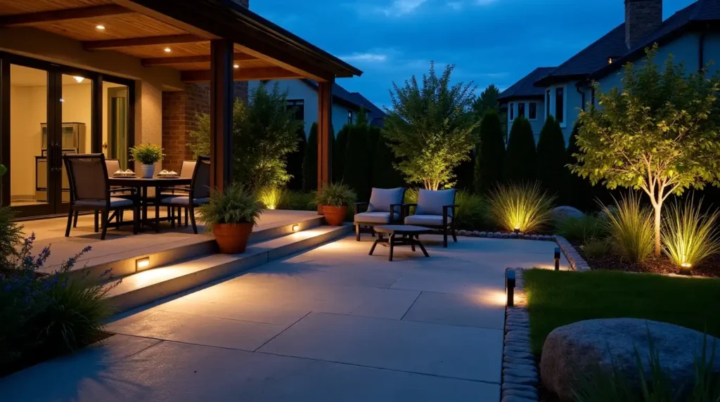 Make the Patio Safer With Soft Lighting