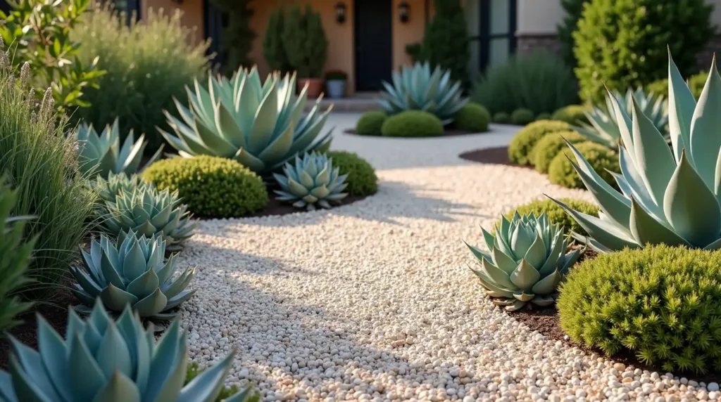 Pair Gravel With Succulents