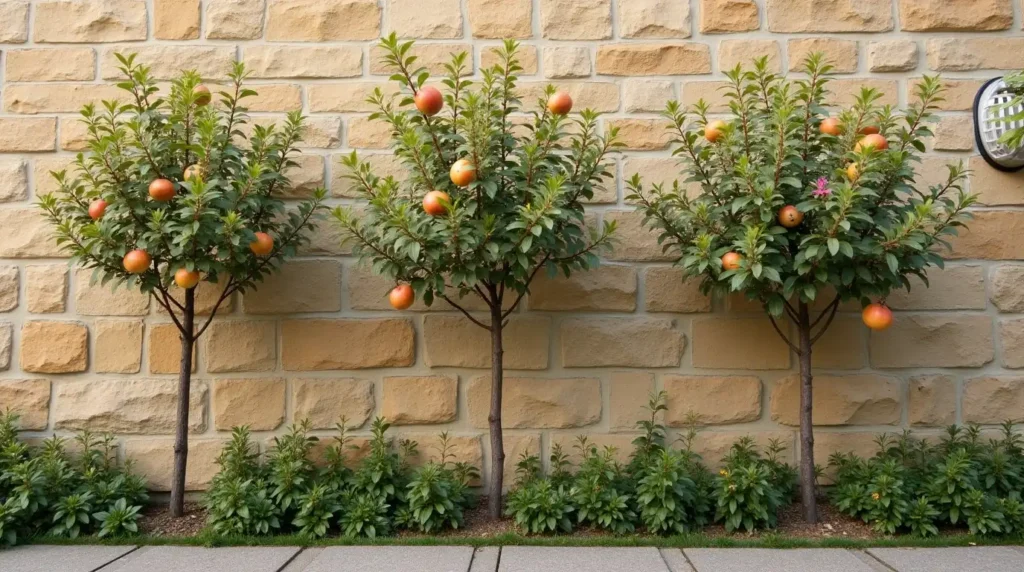 Train Fruit Trees Flat to Save Space