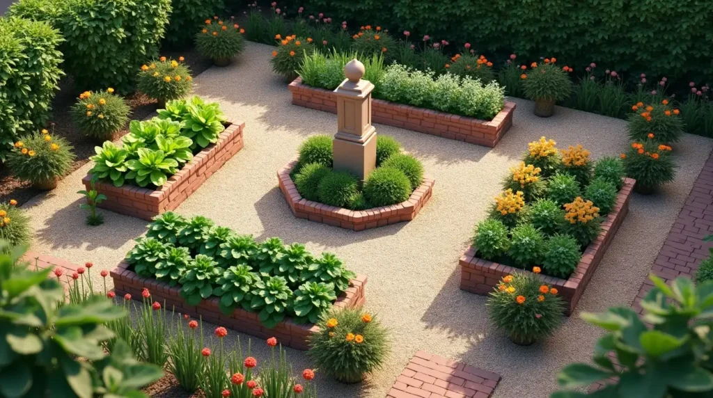 Turn Your Vegetable Beds Into a French Potager