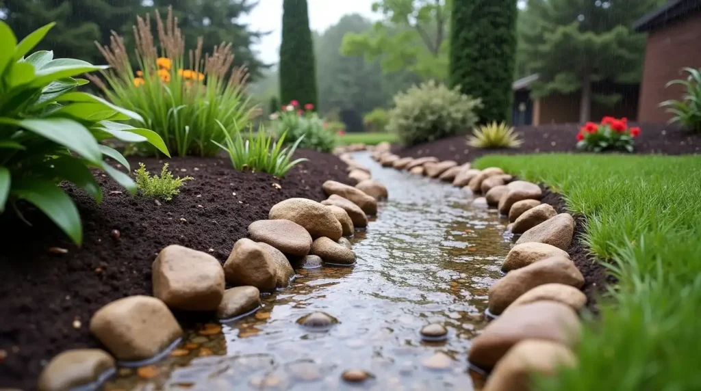 Turn a Wet Edge Into a Dry Creek Bed