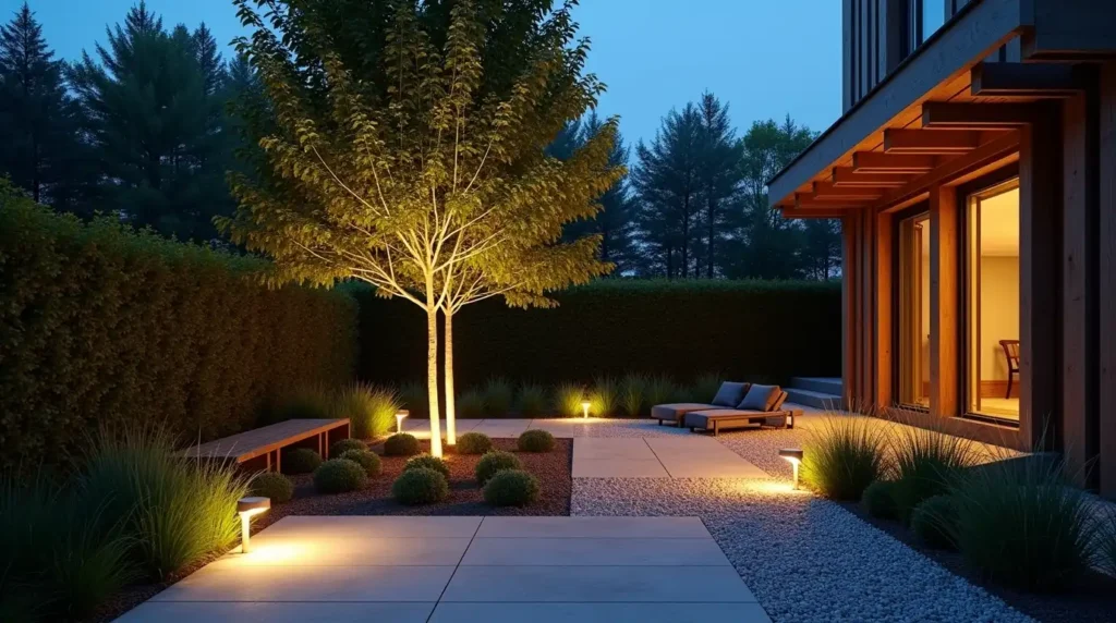 Use Warm Lighting Instead of One Harsh Floodlight