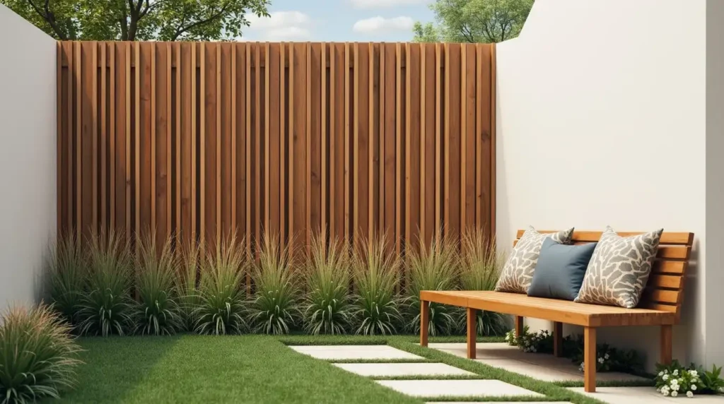 Add Privacy With Simple Slatted Screens