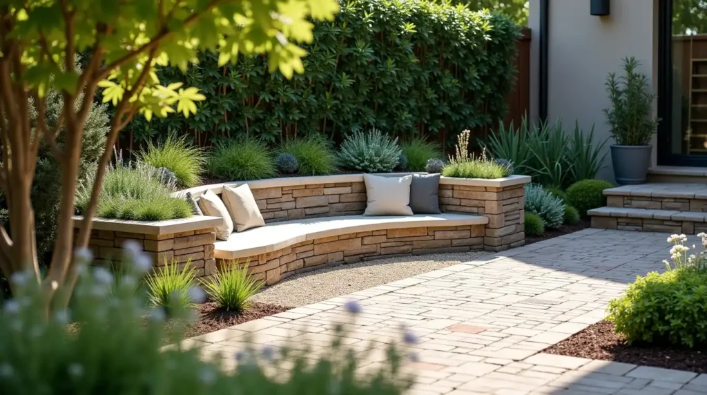Create a Low Stone Seating Wall
