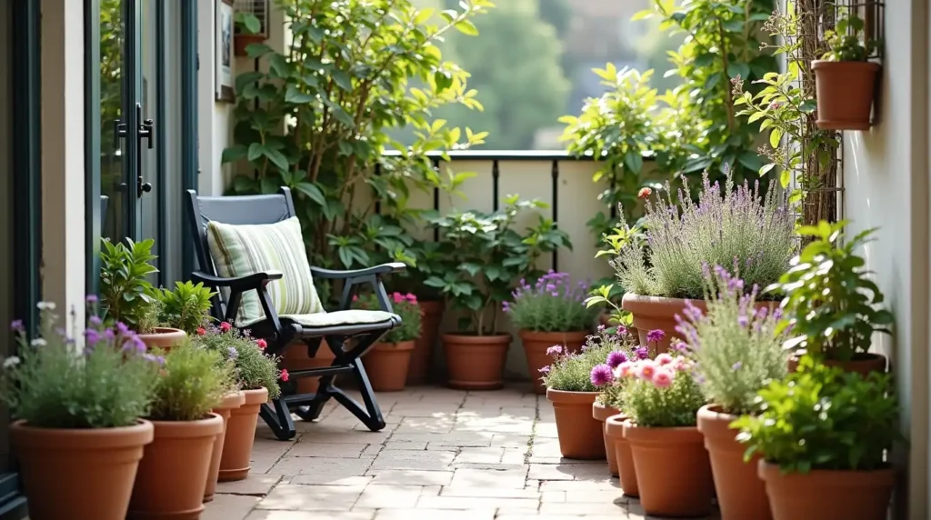 Create the Look in a Small Yard or Balcony