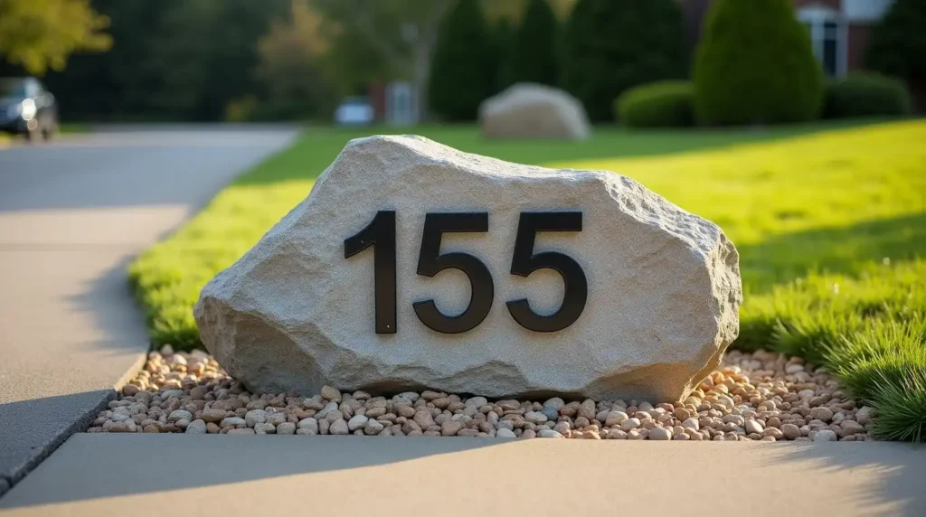 Turn a Flat Rock Into an Address Marker