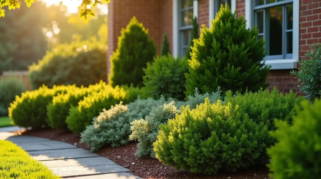 Use Evergreen Shrubs as Year-Round Anchors