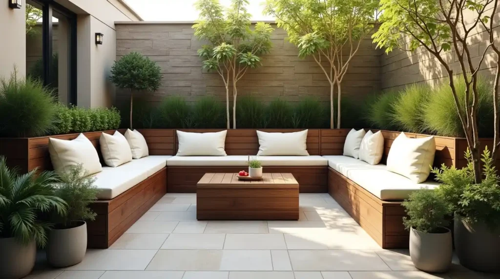 Build Seating Against a Wall