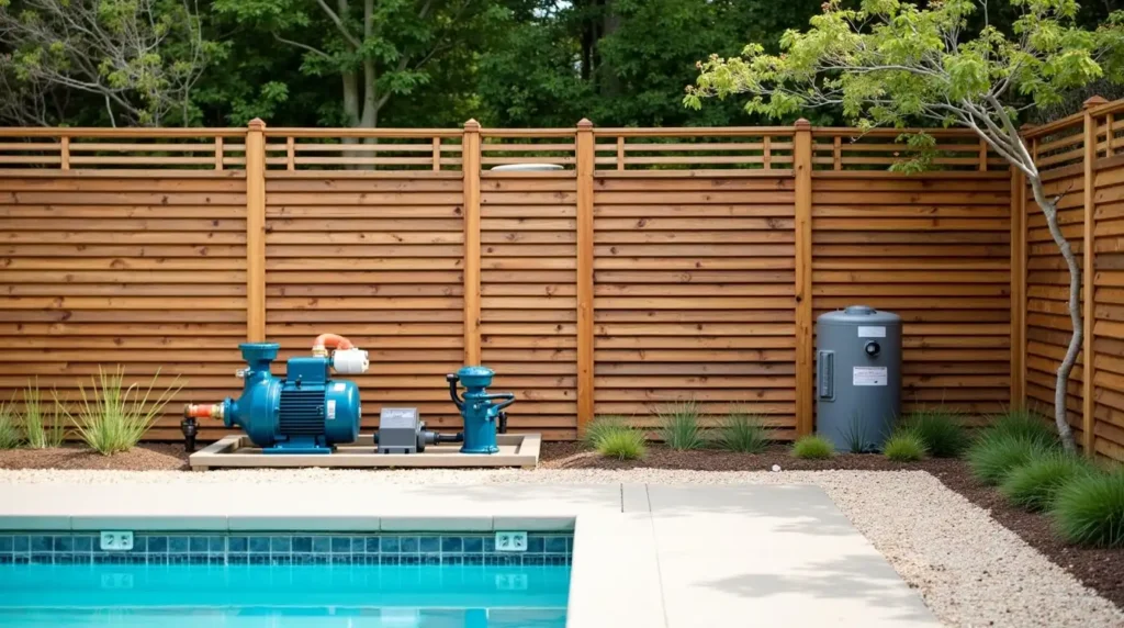Hide Pool Equipment Without Making Repairs Hard