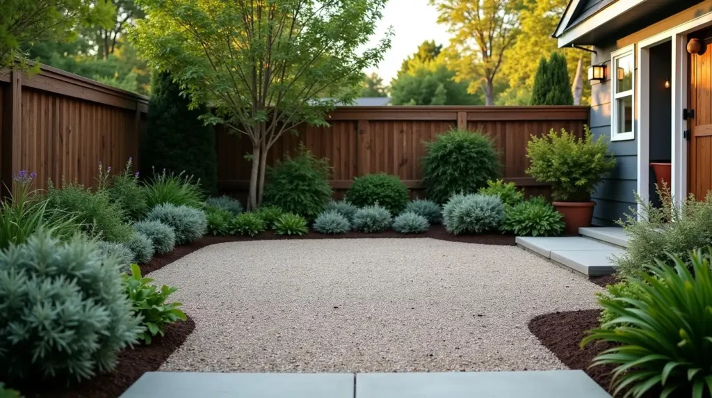 Turn an Empty Corner Into a Gravel Courtyard