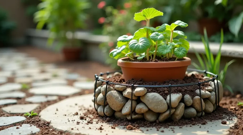Make a Small Wire-and-Stone Planter