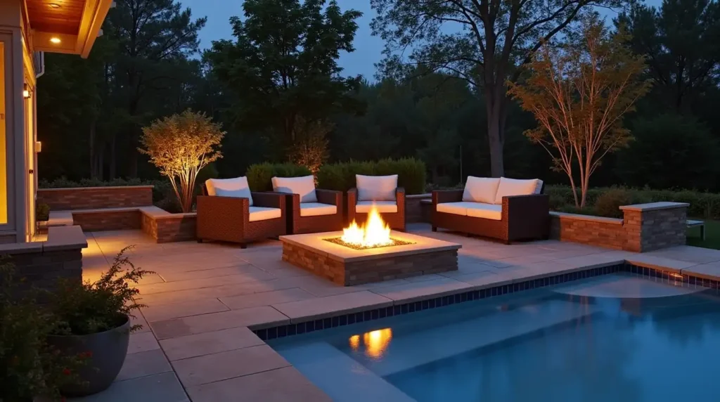 Build a Fire Feature or Conversation Area