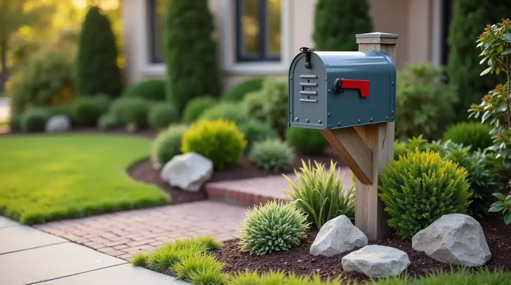 Create a Rock Garden Around the Mailbox