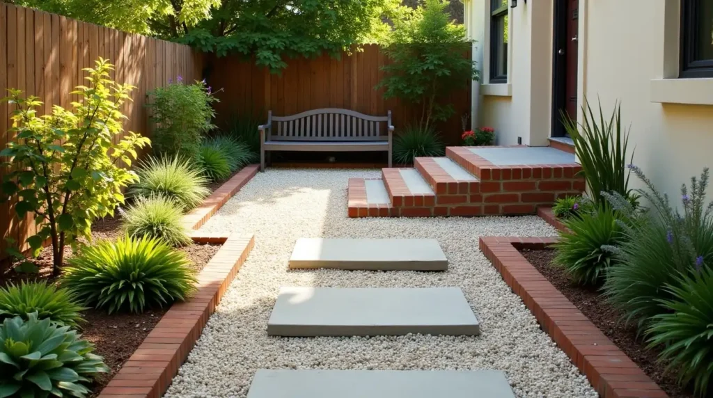 Replace Thirsty Lawn With Gravel and Stone Paths