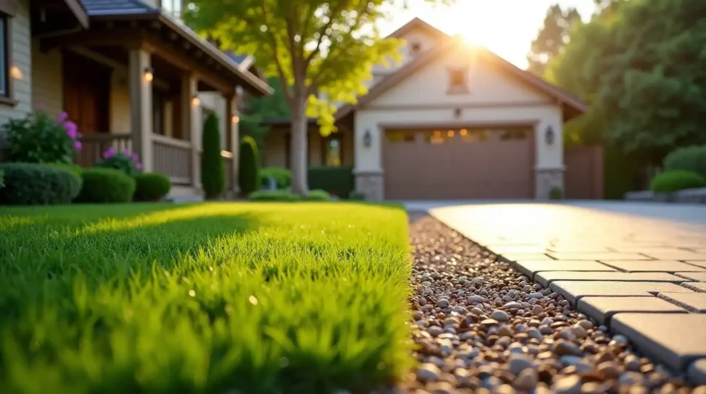 Add a Gravel Strip Beside the Driveway