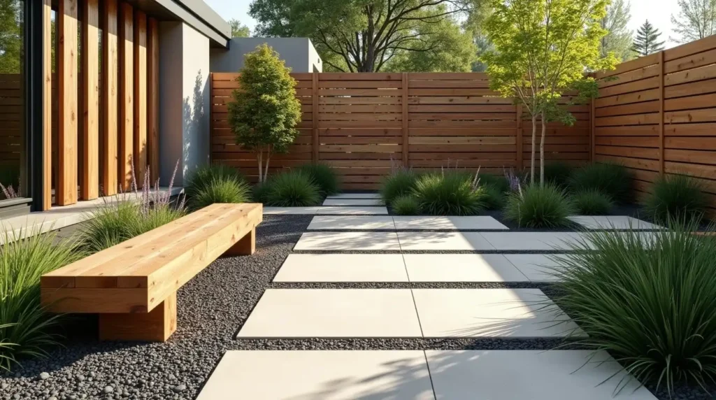 Limit Your Garden to Three Main Materials