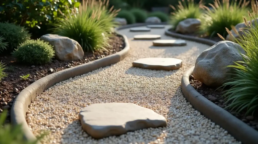 Add a Dry Gravel Stream