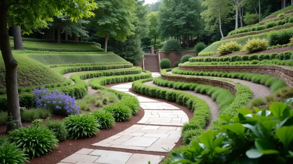 Create Curved Terraces That Fit the Land