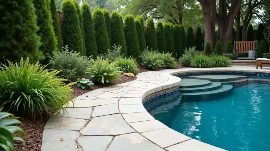 Pick Low-Litter Plants for Less Pool Cleaning