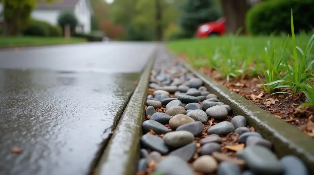 Create a Rock Edge Along the Driveway