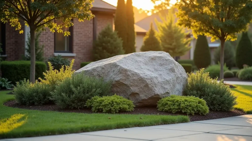 Use One Large Boulder as a Focal Point