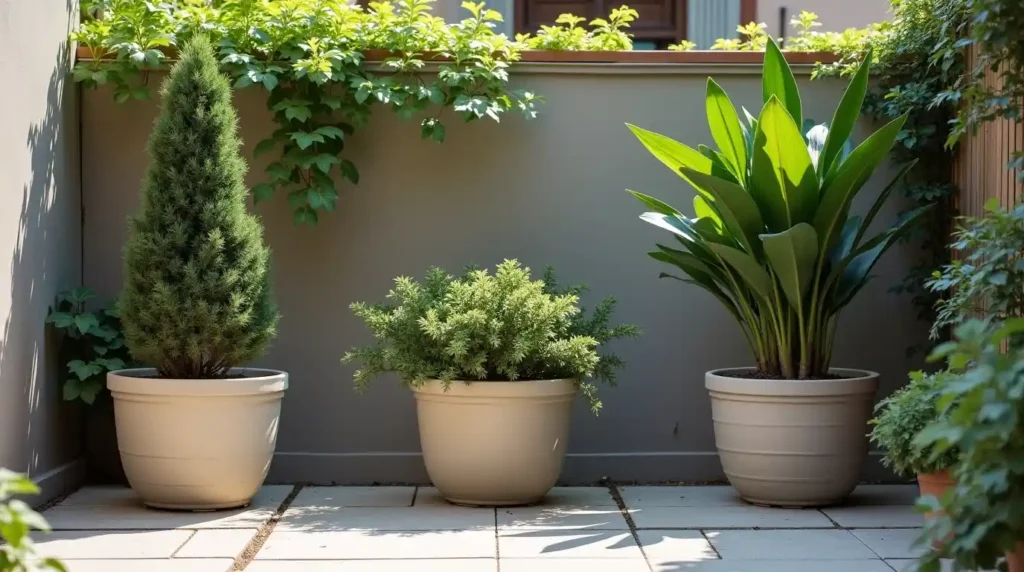 Use a Few Large Pots Instead of Many Small Ones