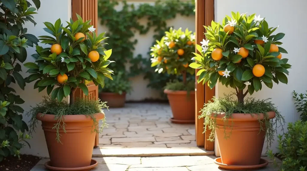 Add Citrus Trees for Color and Fragrance