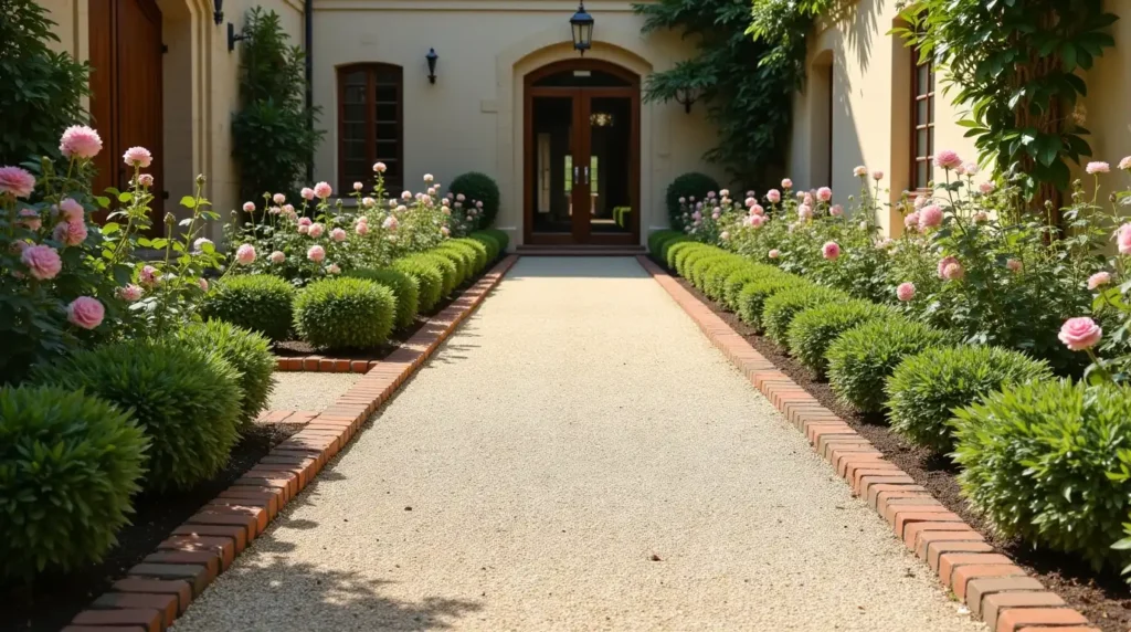 Add Pale Gravel Paths for a Classic French Look