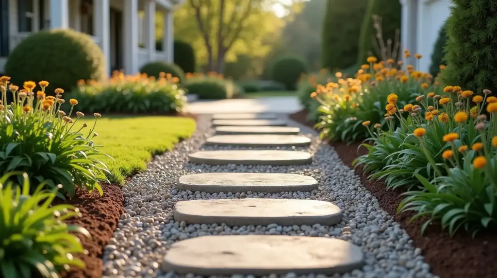 Add a Stepping-Stone Path Through Gravel