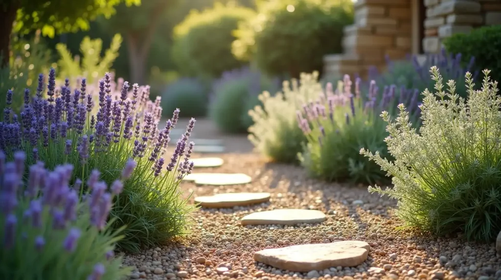 Plant Lavender, Rosemary, and Sage Near Paths