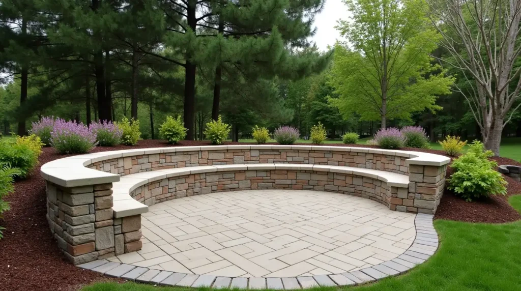 Add a Seat Wall Around Your Patio