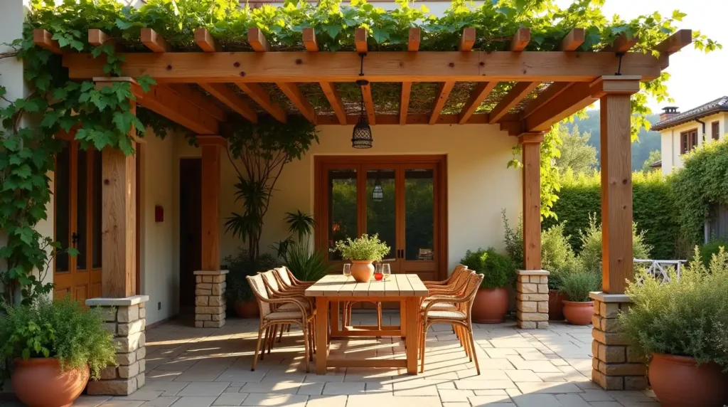 Add a Pergola to Make Hot Areas More Useful