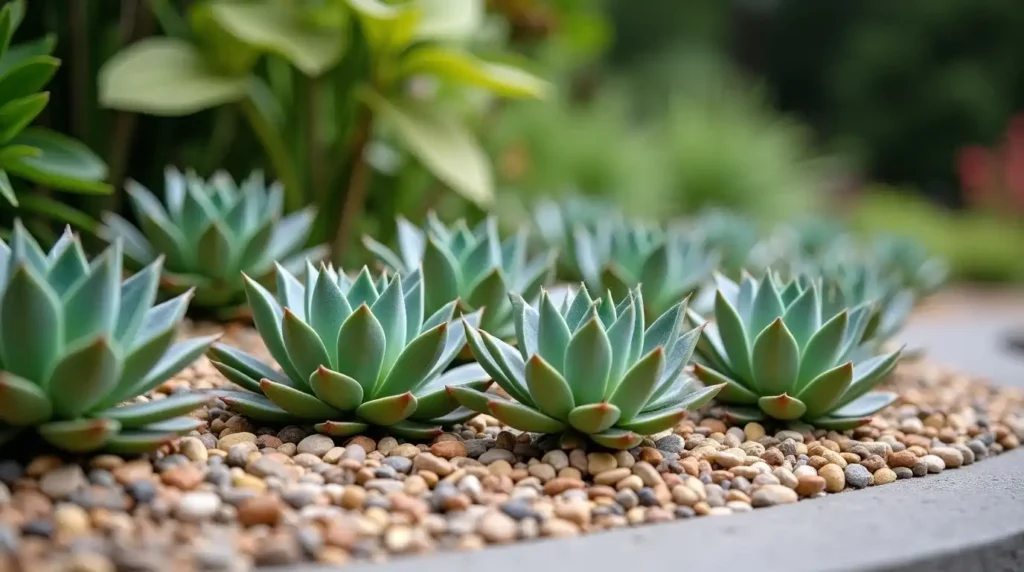 Plant Succulents in Decorative Gravel